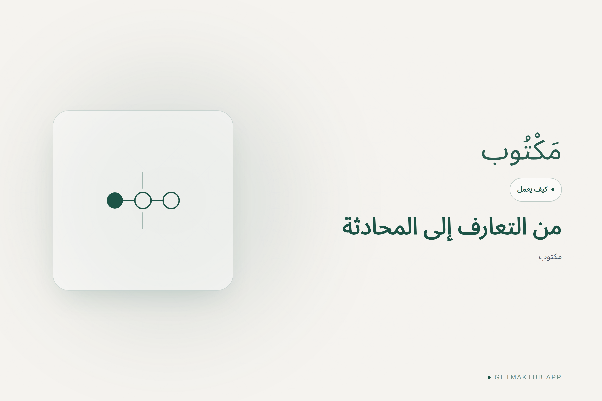 مكتوب — كيف تعمل التعارفات المنتقاة
